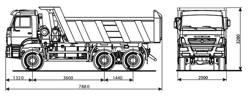 65201-6011-49(B5) Самосвал КамАЗ