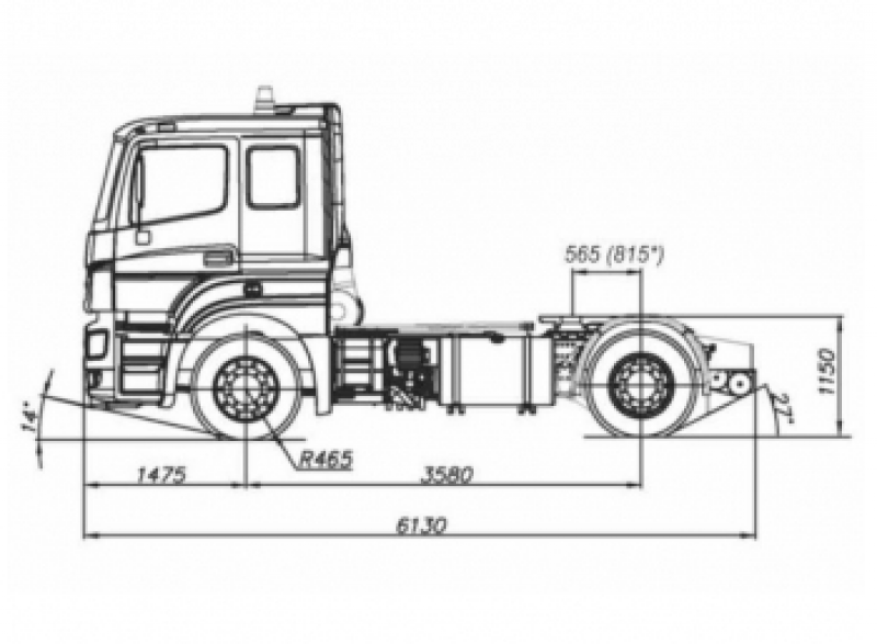 5490-032-87(S5) Тягач КАМАЗ